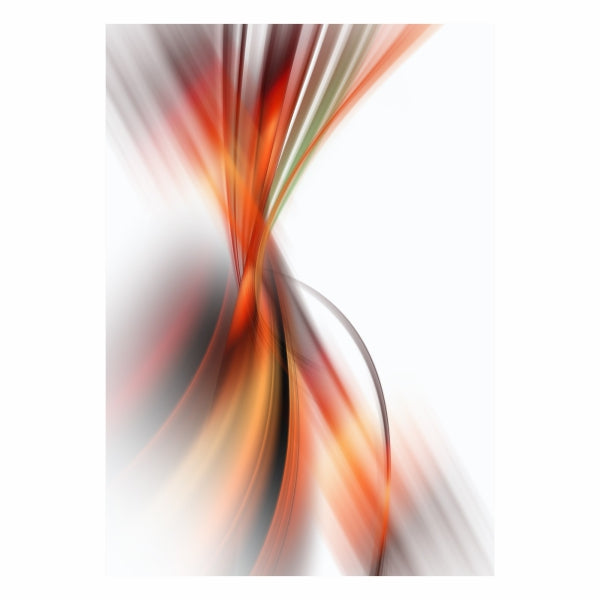Abstract Design With Flowing Curves