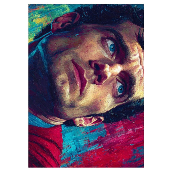 Abstract Henry Cavill Superman Close Up