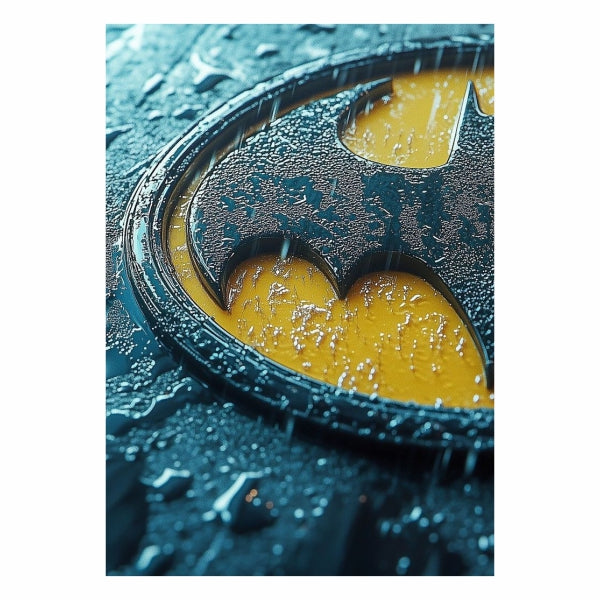 Batman Logo In Rain