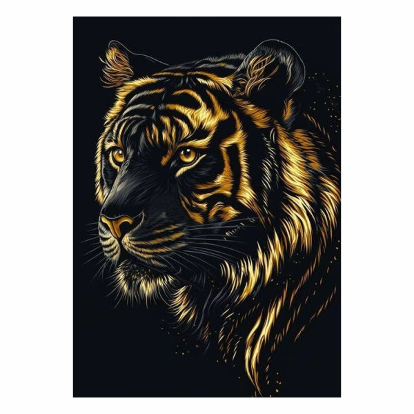 Black And Gold Tiger