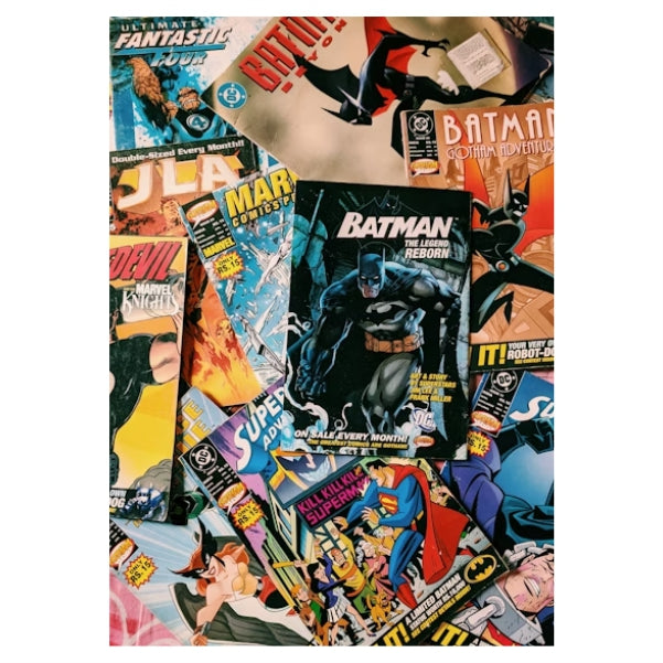 Comic Book Cover Collage
