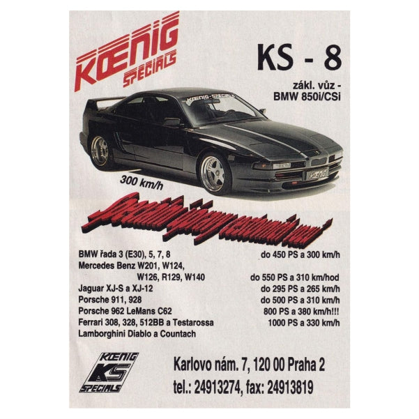 Koenig KS-8 Collage