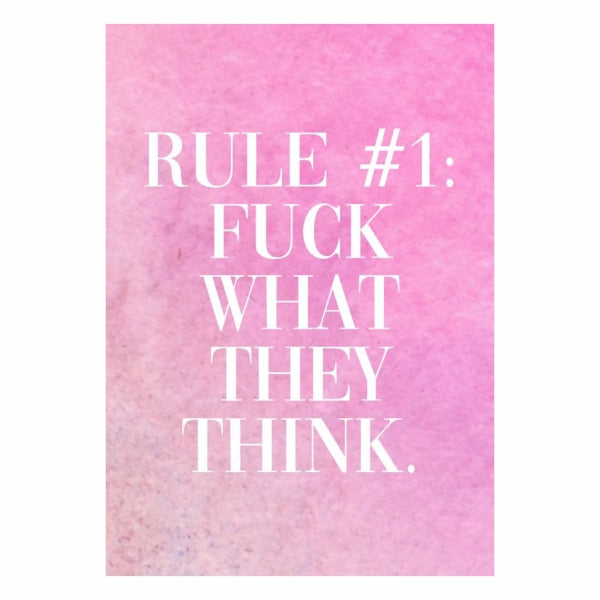 Rule Number 1