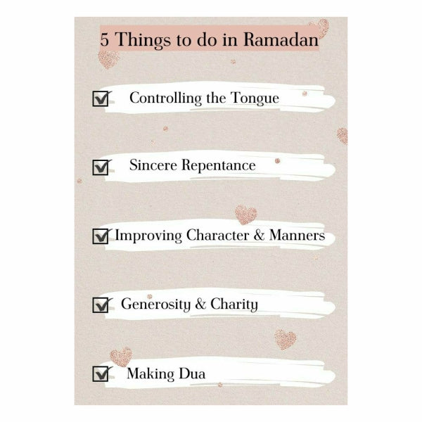 Things To Do During Ramadan