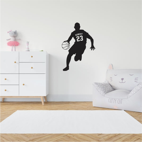 Basketball Dribbing Decal