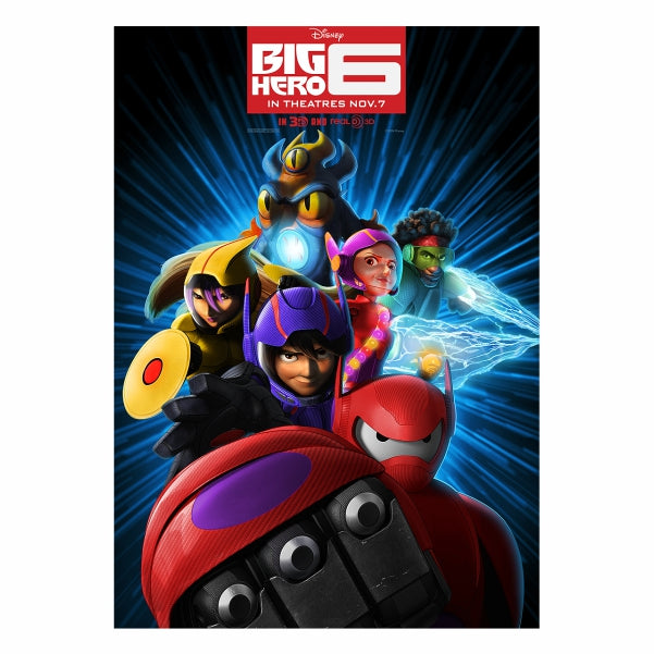 Big Hero 6 Abstract - A1 Poster