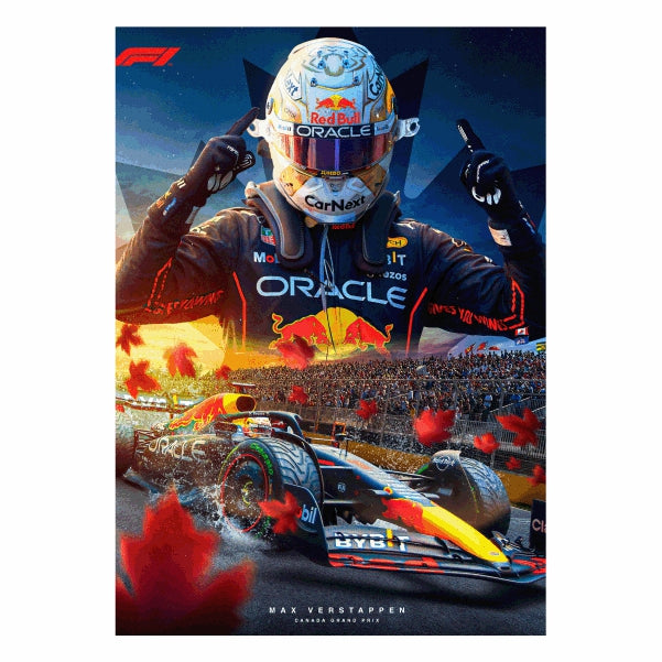 Canada Grand Prid Max Verstappen Poster
