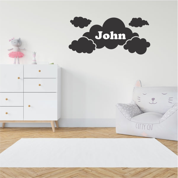 Cloud Name Personalised Decal