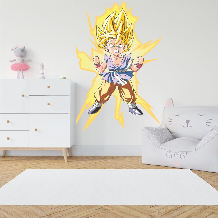 Dragon Ball Z SSJ 2 Kid Goku Decal