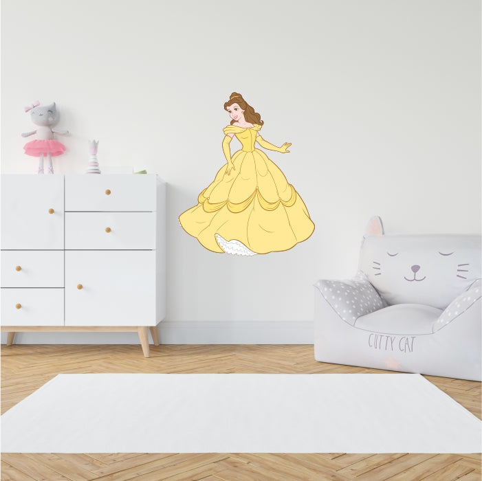 Disney Beauty And Beast Princess Bella Decal