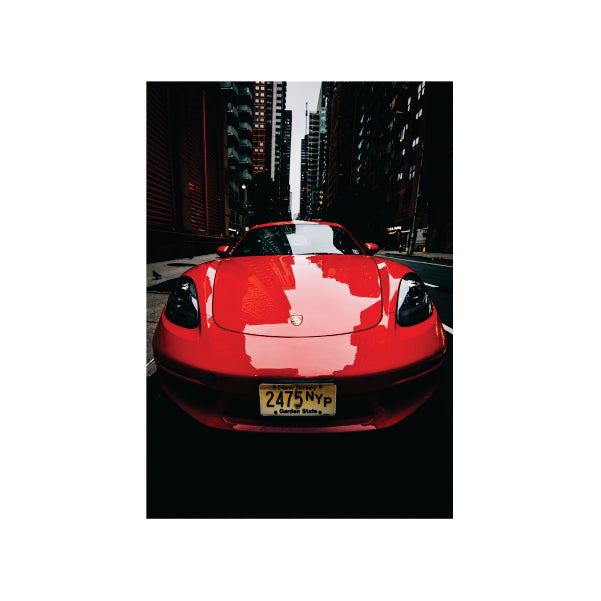 Ferrari Red City - A1 Poster