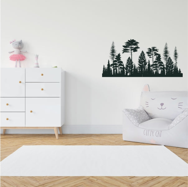 Forest Tree Black Decal