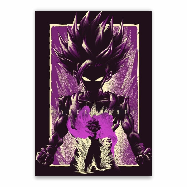 Goku Purple Poster