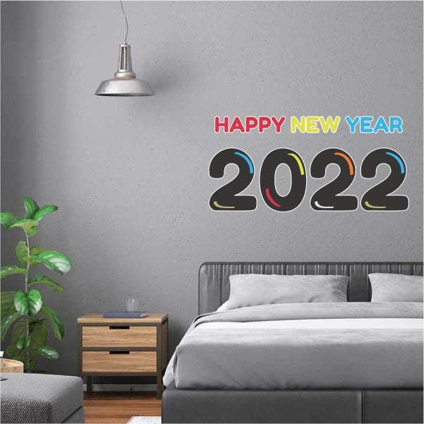 Happy New Year 2022 Decal
