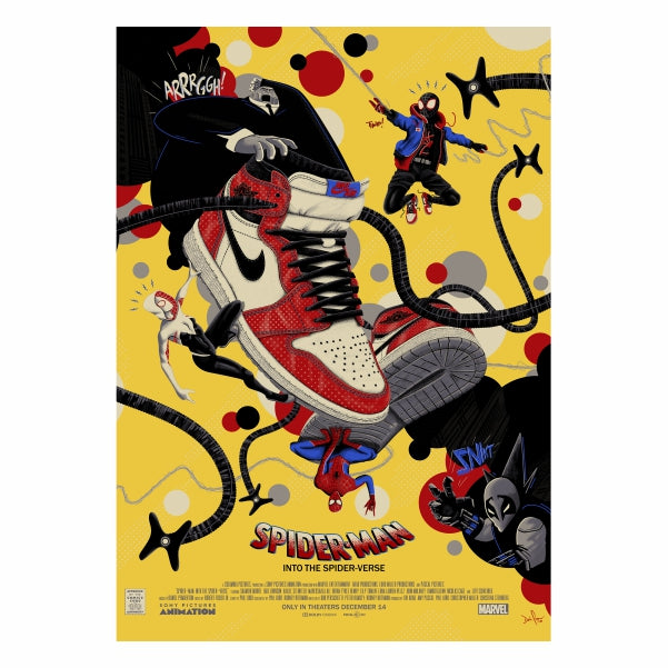 Into The Spider-Verse Yellow - A1 Poster