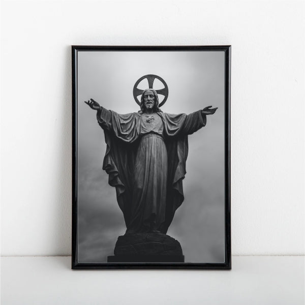 Jesus Statue Poster