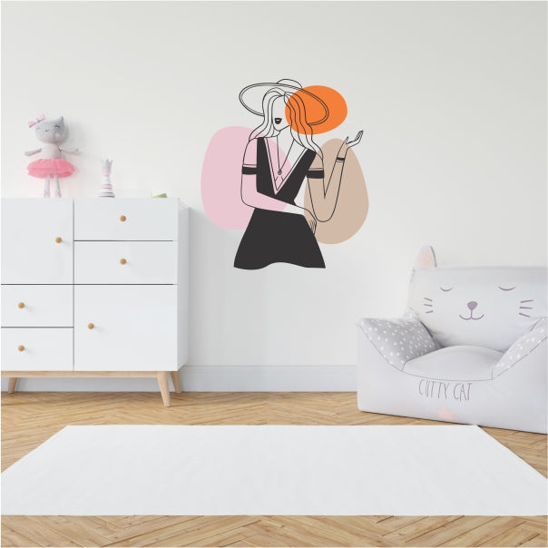 Line Art Fashion Decal