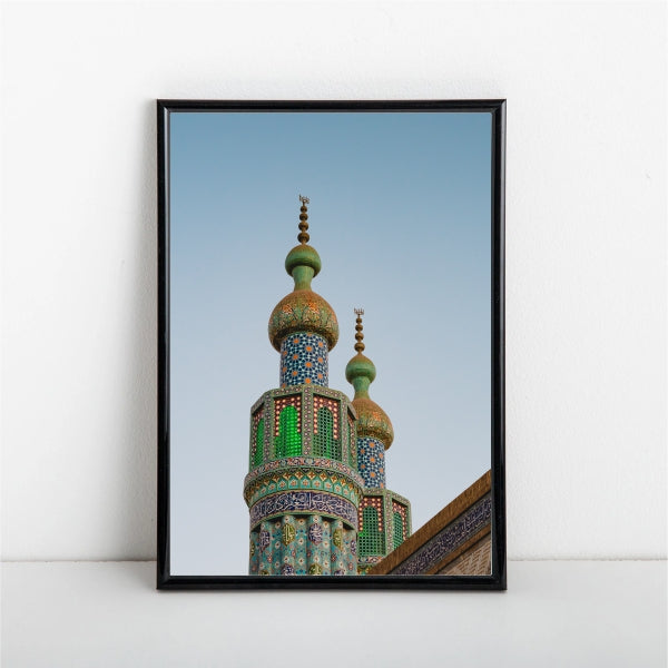 Minarets of Ashrafi Esfehani Mosque