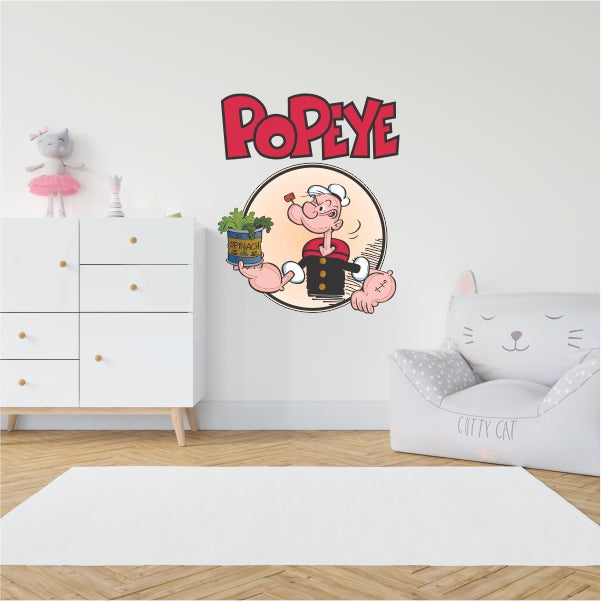 Popeye The Sailor Man Logo Decal