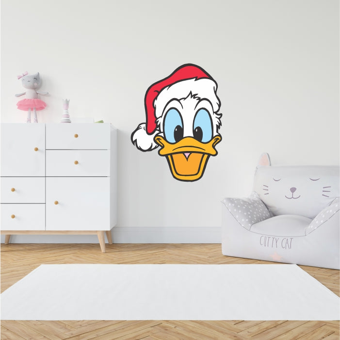 Santa Donald Duck Decal