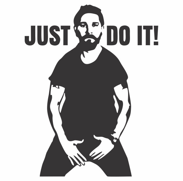 Shia Labeouf Just Do It Logo Wall Art Decor