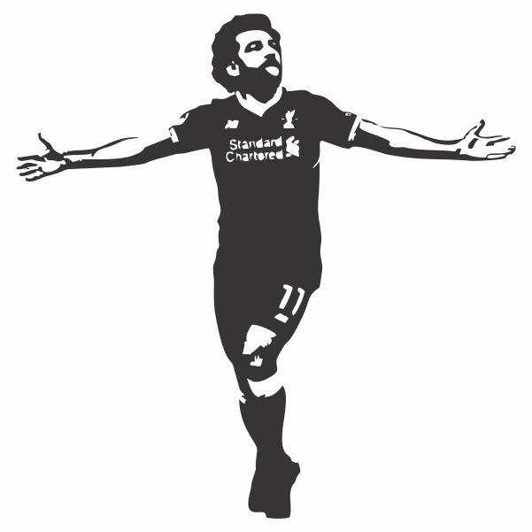 Soccer Player Mohamed Salah 2 Liverpool Soccer Decal