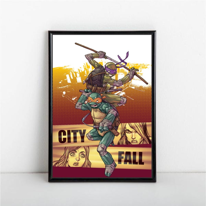 TMNT Donatello And Michelangelo Poster