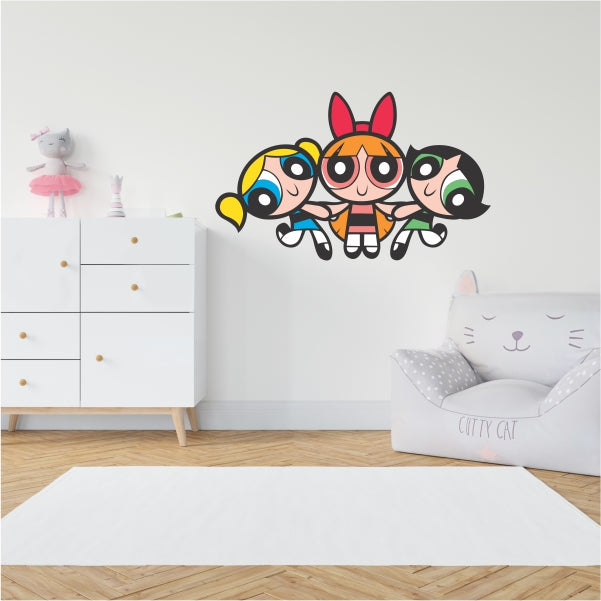 The PowerPuff Girls Posing Decal