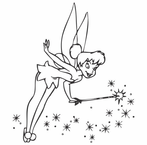 Tinkerbell Wall Art Decor