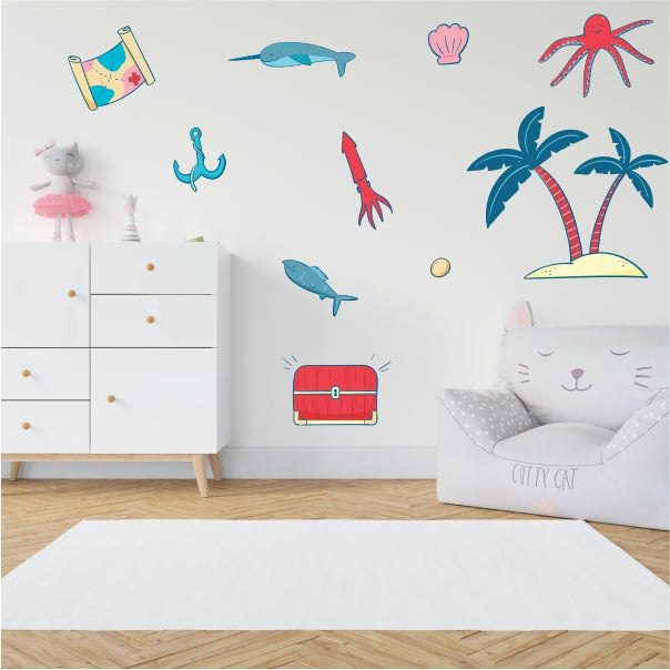 Treasure Hunt Marine World Decal
