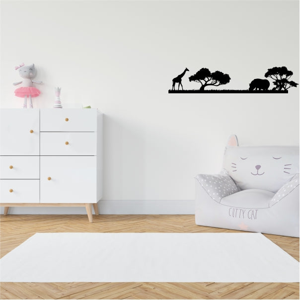 Vector Black Jungle Decal