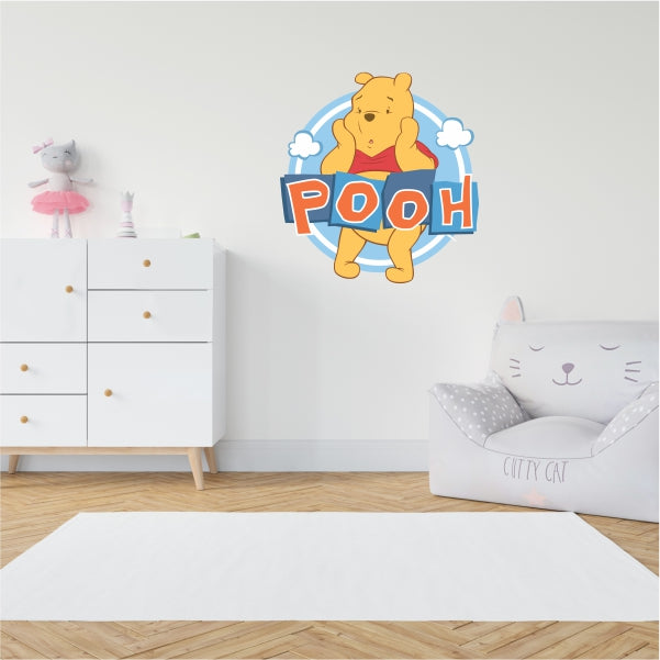 Winnie The Pooh Clouds Kids Decal