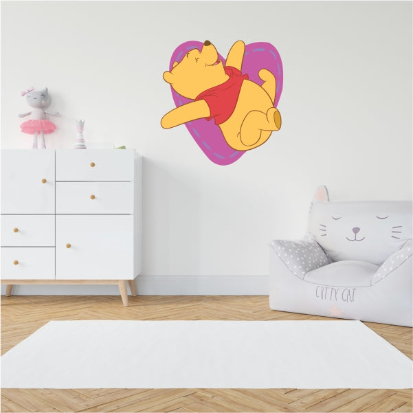 Winnie The Pooh Heart Kids Decal