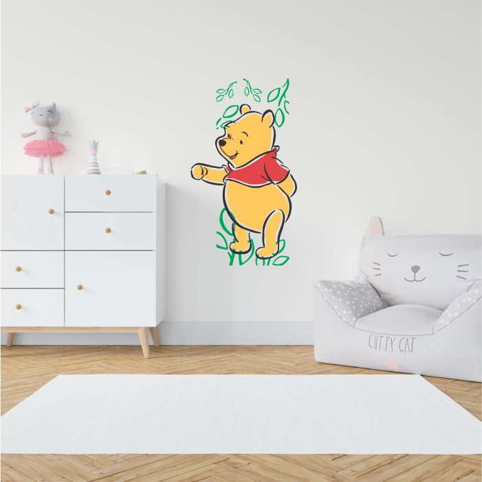 Winnie The Pooh Giving A Fistbump Decal