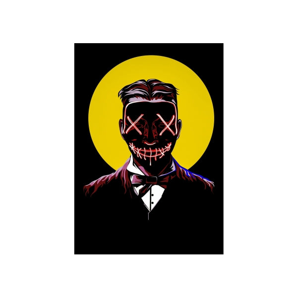 Yellow X Mask - A1 Poster