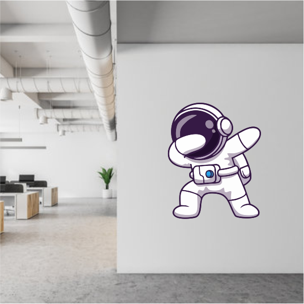 Astronaut Dabbing Decal