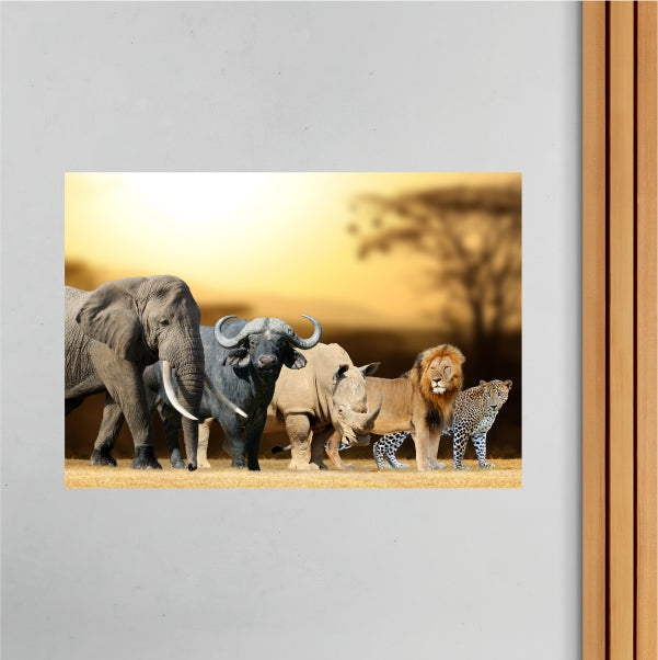 Africa Big Five Poster