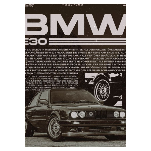 BMW E30 Collage
