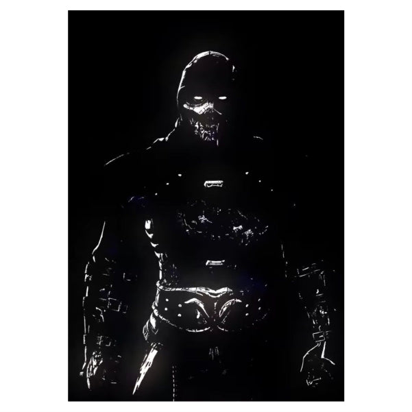 Black and White Scorpion