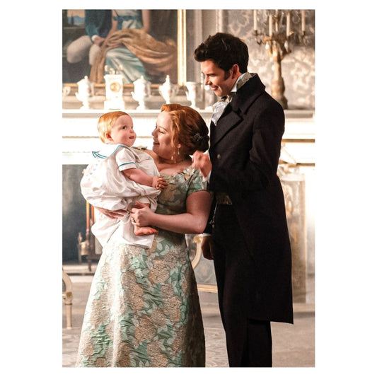 Bridgerton Penelope Holding Baby
