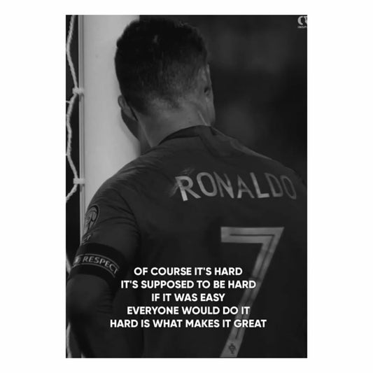 CR7 Ofourse Its Hard