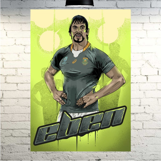 Eben Etzebeth Springbok Poster