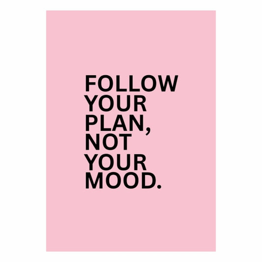 Follow Your Plan