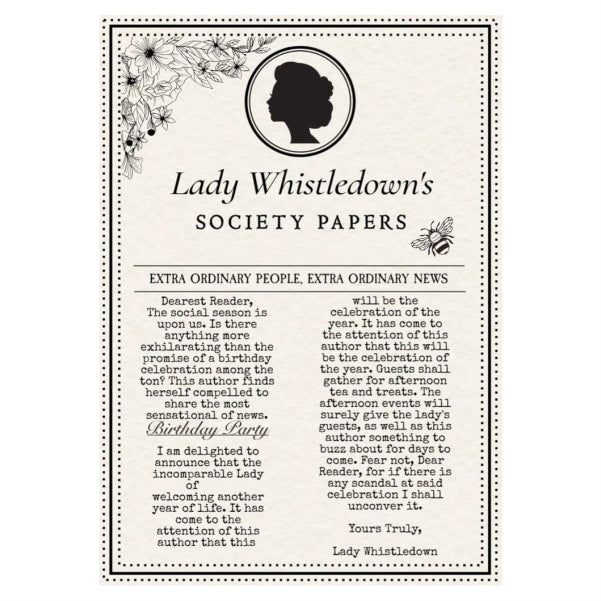 Lady Whistledown Bridgerton Paper
