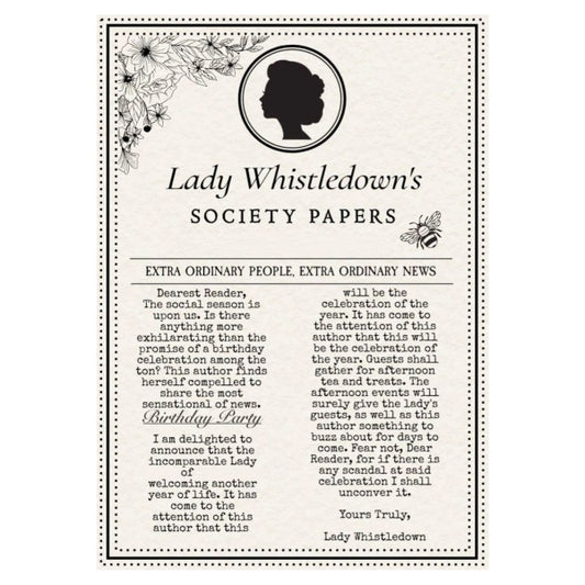 Lady Whistledown Bridgerton Paper