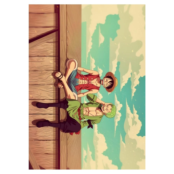 Luffy And Zoro Chilling