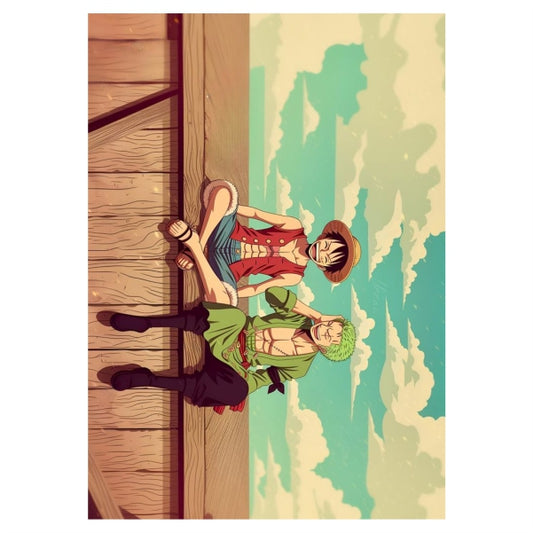 Luffy And Zoro Chilling