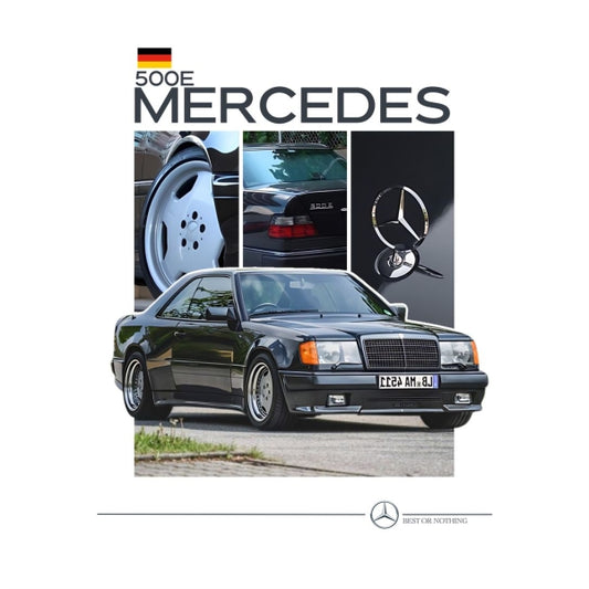 Mercedez 500E German Flag