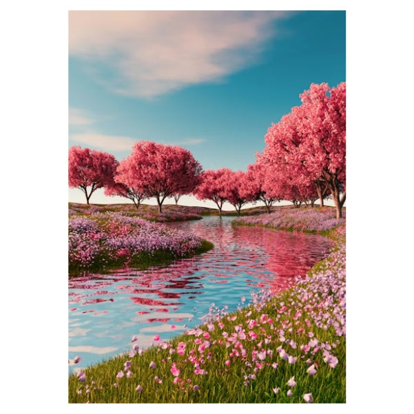 Pink Tree River