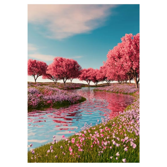 Pink Tree River